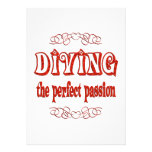 Diving Passion Invitations