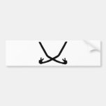 diving snorkel crossed bumper sticker
