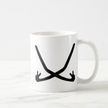 diving snorkel crossed mug