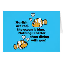 Diving With You Greeting Cards