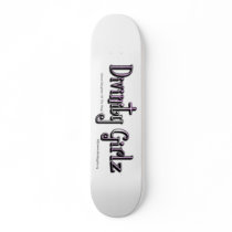 divintygirlz logo skateboards