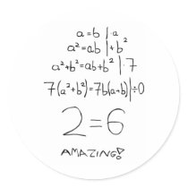 Division by zero sticker