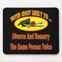Divorce And Marry Mouse Pads