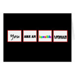 Divorce Encouragement You are an INCREDIBLE Woman Greeting Cards