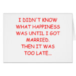 divorce is happiness greeting cards