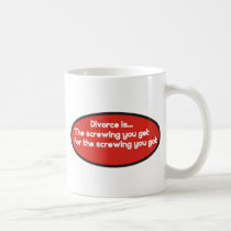 Divorce Is... mugs by burntright Divorce Is... mugs