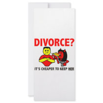 DIVORCE rack cards by pantsdownshirtscom DIVORCE rack cards