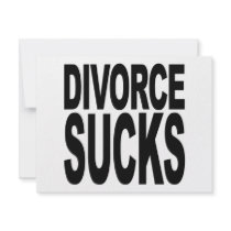 Divorce Sucks invitations