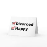Divorced And Happy cards