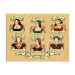Divorced, Beheaded, DIed... Wives of Henry VIII Postcards