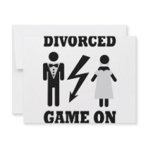 divorced game on icon invitations