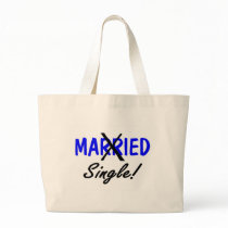 Divorced Single Blue bags by TeeZazzle Divorced Single Blue bags