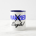 Divorced Single (Blue) Mug