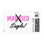 Divorced Single (Pink) postage