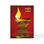Diwali Diya - Oil lamp illustration cards