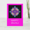 Diwali Greeting Card with Rangoli Pattern card
