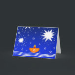Diwali lamp - Card