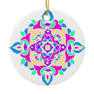 Diwali Ornament with Rangoli Pattern ornament
