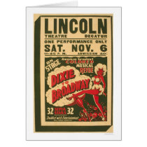 Dixie To Broadway 1937 WPA cards