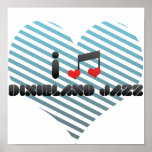 Dixieland Jazz fan Poster