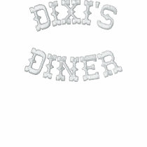 Dixi's Diner polo by SweetKitten embroidered shirts by SweetKitten Dixi's Diner polo by SweetKitten embroidered shirts