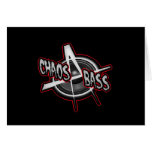 DIY Anarchy Chaos Metal Bass UK Punk shirt cards