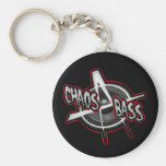 DIY Anarchy Chaos Metal Bass UK Punk shirt keychains