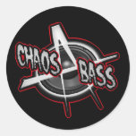 DIY Anarchy Chaos Metal Bass UK Punk shirt stickers