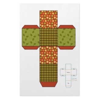 DIY- Autumn Design Box Template stationery
