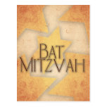 DIY Bat Mitzvah design Post Cards
