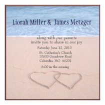 diy Beach Wedding Invitation invitations