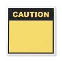 DIY Caution - Magnet ver.2 by omugosh DIY Caution - Magnet ver.2
