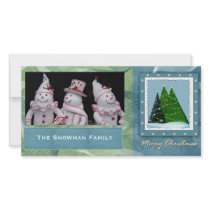 DIY Christmas Tree Personalized Photo Card photo cards