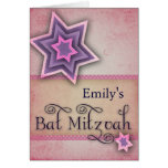 DIY Colorful Bat Mitzvah design Cards