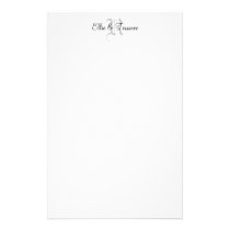 DIY Custom Monogram Stationary stationery
