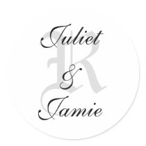 DIY Custom Monogram Sticker stickers