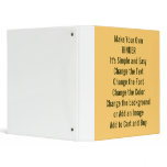 DIY Design and Make Your Own binders