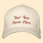 DIY Design and Make Your Own Embroidered Baseball Caps