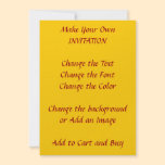 DIY Design and Make Your Own Invites