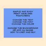 DIY Design and Make Your Own Post Cards