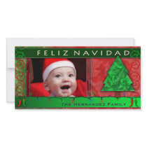 DIY Feliz Navidad Personalized Photo Card photo cards