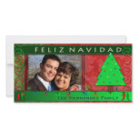 DIY Feliz Navidad Personalized Photo Card