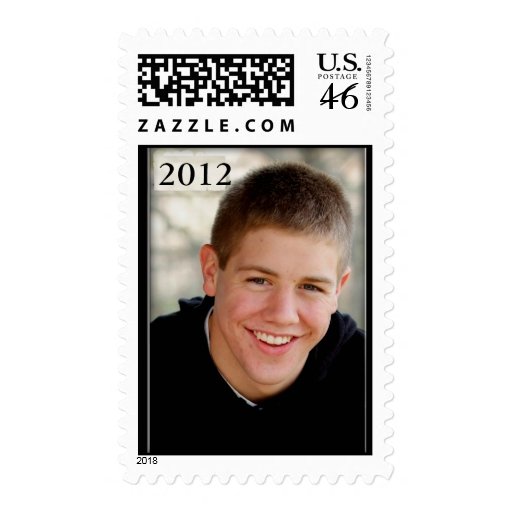 DIY Graduation Postage Stamp template