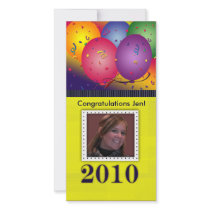 DIY Graduation Template photo cards