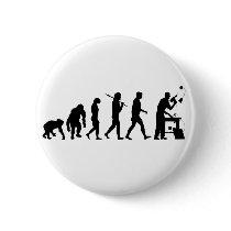 DIY handyman drill lovers gear buttons by Funkart DIY handyman drill lovers gear buttons