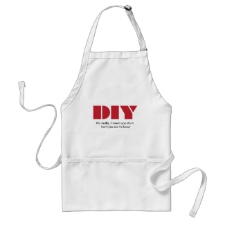 DIY I am busy Apron