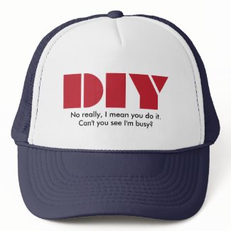 DIY I am busy Hat hat