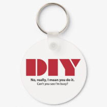 DIY I am busy keychains