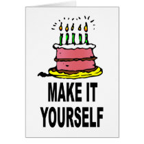 DIY Make It Yourself Custom Birthday Card