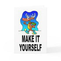 DIY Make It Yourself Custom Christmas Card